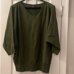 Military green sweater